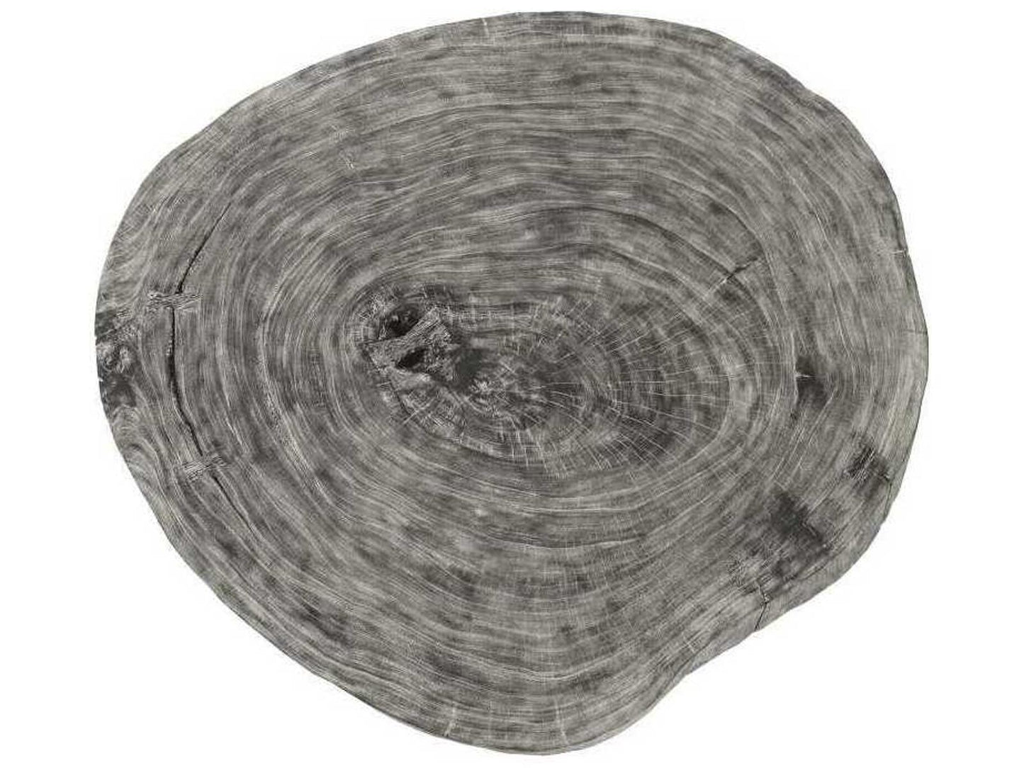 Flow Floating Wood Silver Gray Coffee Table