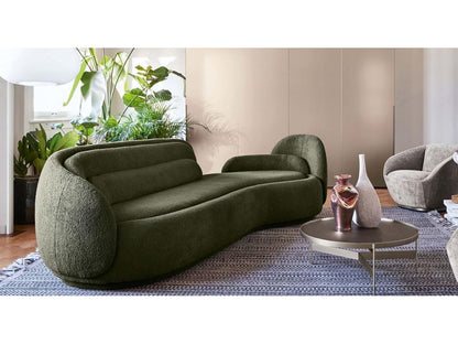 Peonia 3-Seat Sofa in Beige Aries 02 Fabric