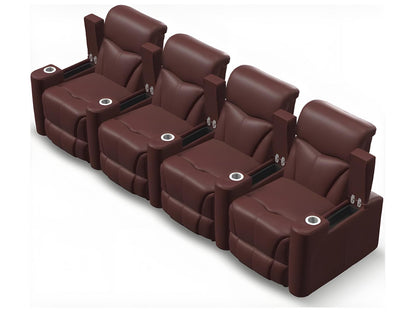 Vivid Modular Power Reclining Sectional Sofa with Power Headrest and Lumbar
