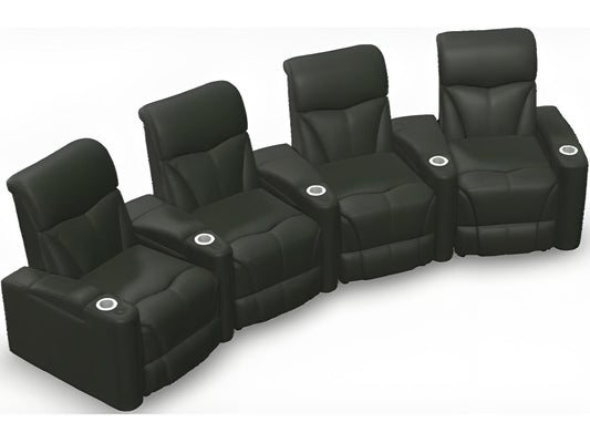Vivid Modular Sectional Sofa with Power Recline and USB Charging