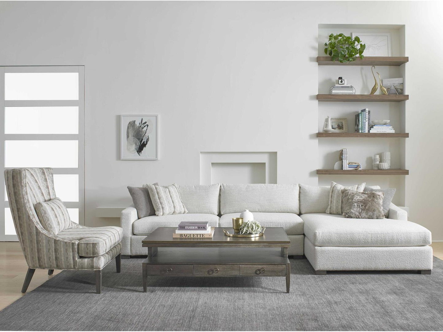 Nicole Upholstered Sectional Sofa