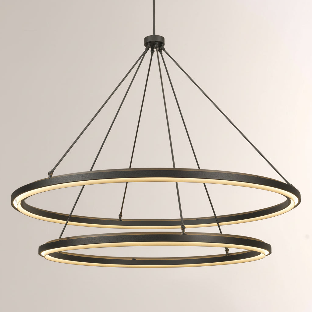 Perezin 2-Tier Round Chandelier 60"
