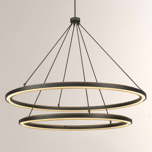 Perezin 2-Tier Round Chandelier 60"