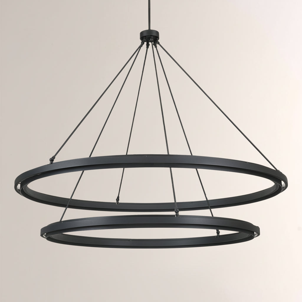 Perezin 2-Tier Round Chandelier 60"