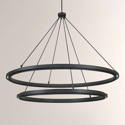 Perezin 2-Tier Round Chandelier 60"
