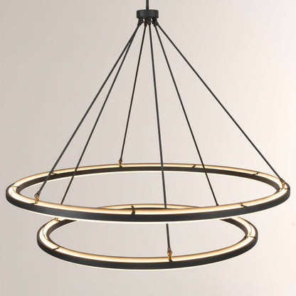 Perezin 2-Tier Round Chandelier 60"