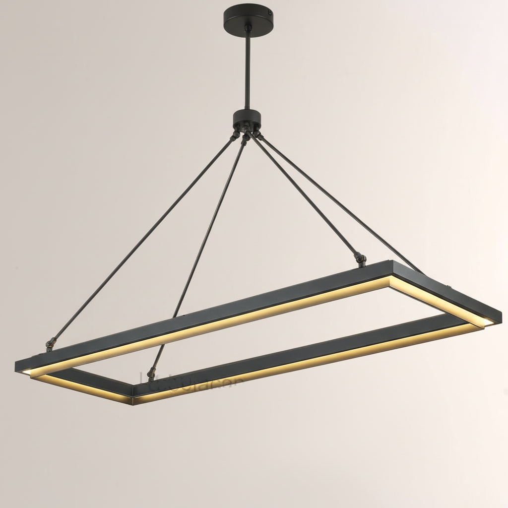 Perezin Rectangular Chandelier 48"/62"