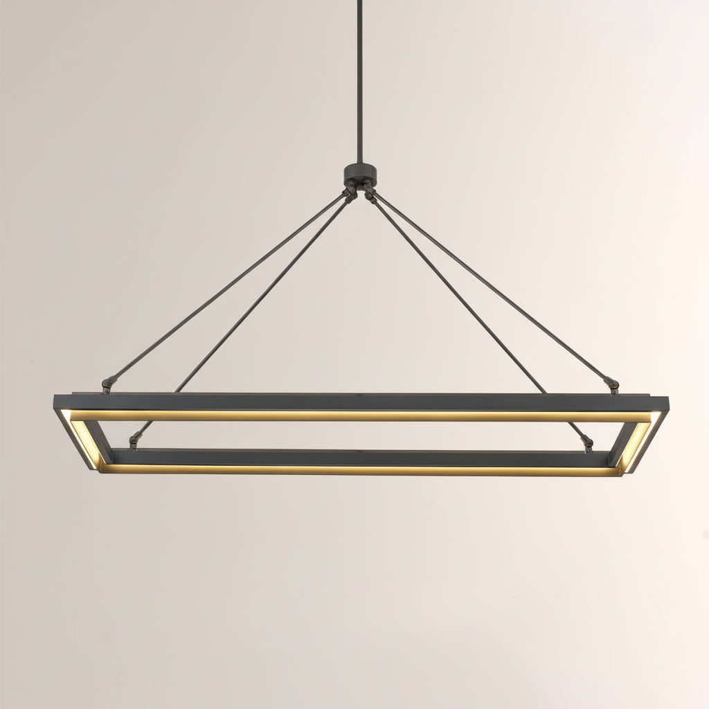 Perezin Rectangular Chandelier 48"/62"