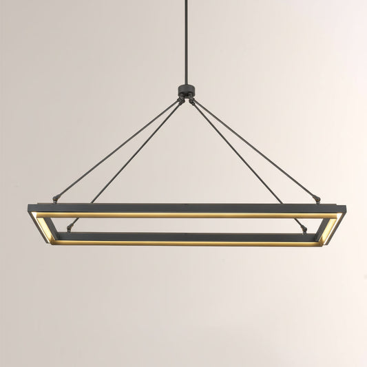Perezin Rectangular Chandelier 48"/62"