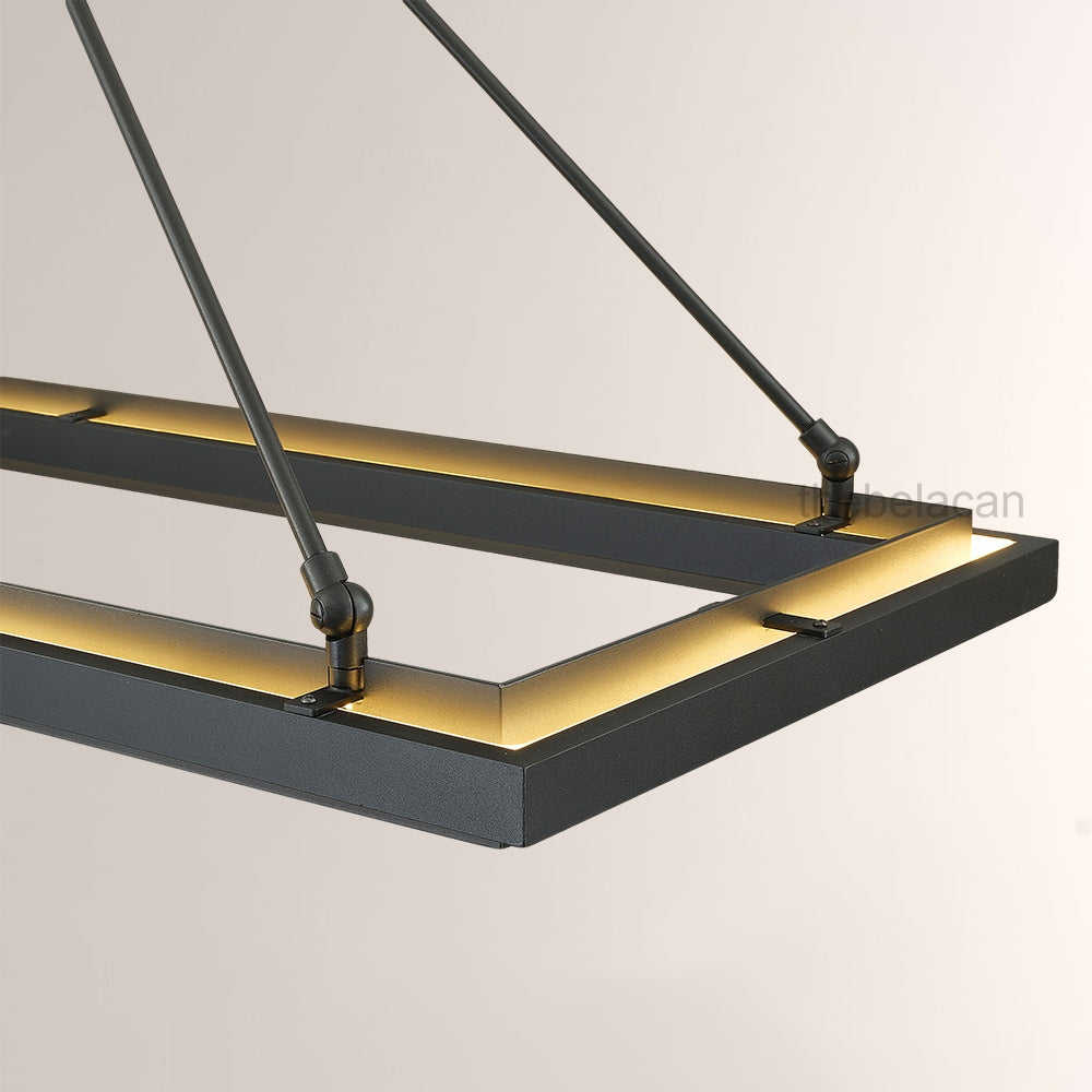 Perezin Rectangular Chandelier 48"/62"