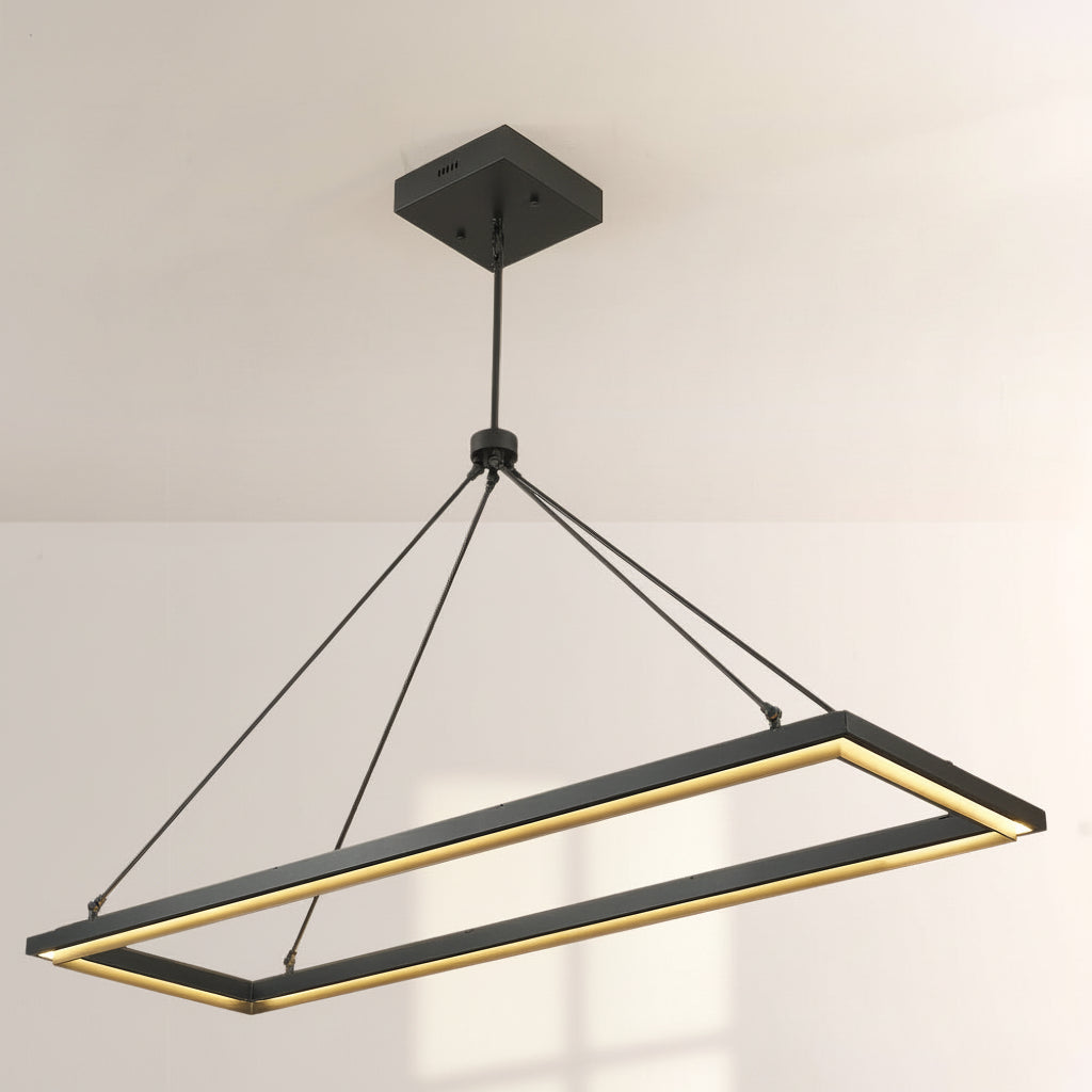 Perezin Rectangular Chandelier 48"/62"