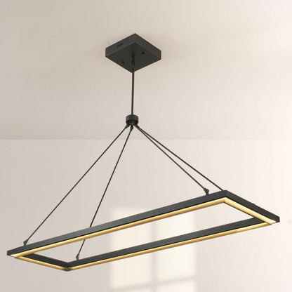 Perezin Rectangular Chandelier 48"/62"