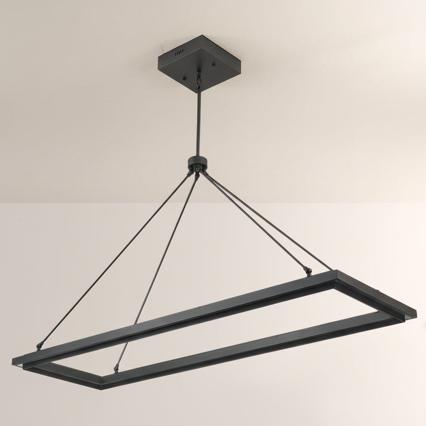 Perezin Rectangular Chandelier 48"/62"