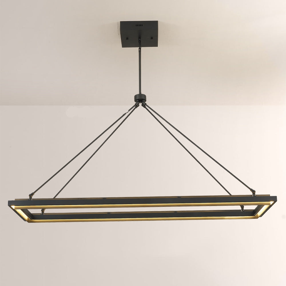 Perezin Rectangular Chandelier 48"/62"