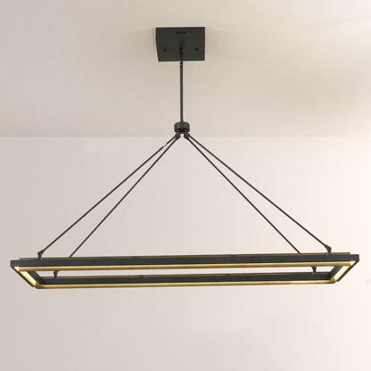 Perezin Rectangular Chandelier 48"/62"