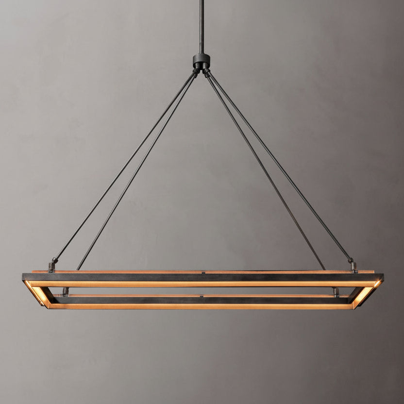 Perezin Rectangular Chandelier 48"/62"