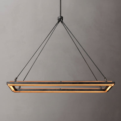 Perezin Rectangular Chandelier 48"/62"