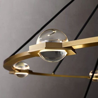 Cosmor Two-tier Round Chandelier 60"