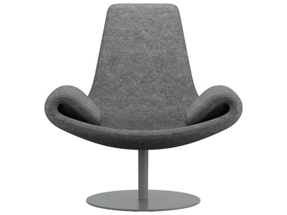 Wing Gray Accent Chair Chaise Lounge by Stefano Giovannoni