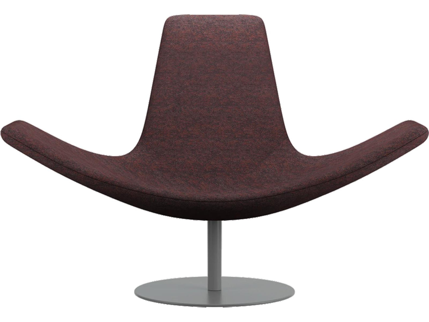 Wing Transformable Accent Chair in Burgundy Kvadrat Fabric