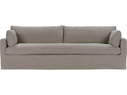 Sylvie 4-Seat Upholstered Bench Cushion Sofa in Gray