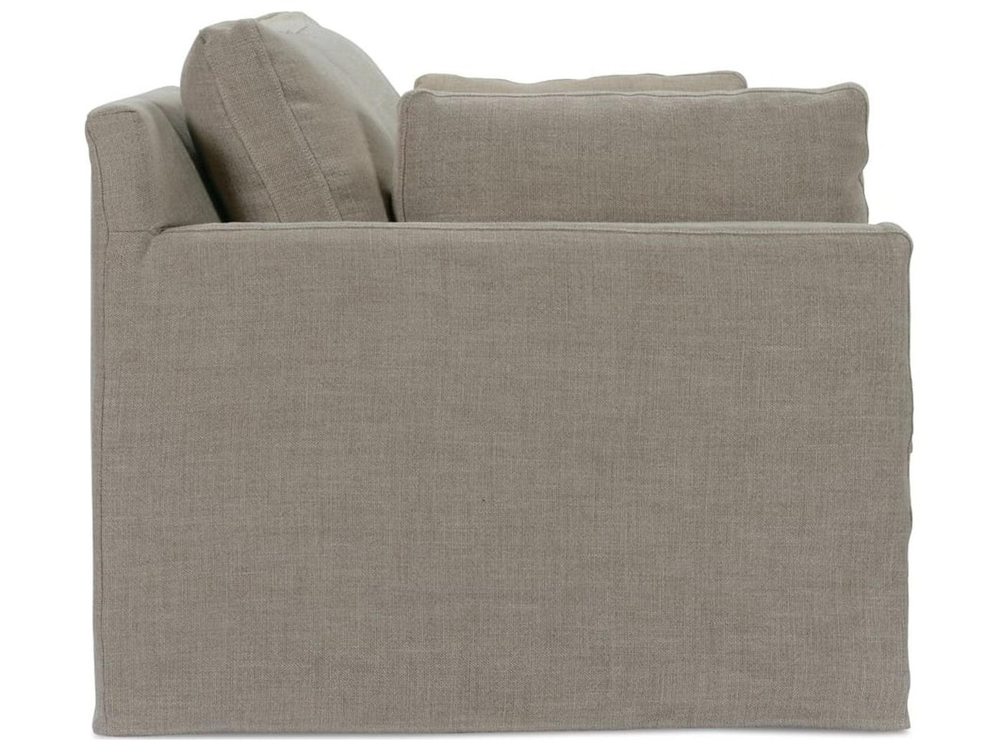 Sylvie 4-Seat Upholstered Bench Cushion Sofa in Gray