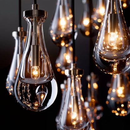 Raindrops Round Chandelier 60"