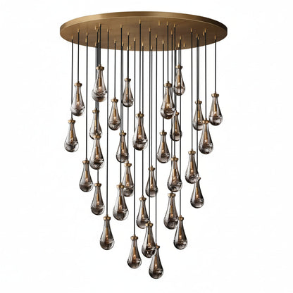 Raindrops Round Chandelier 60"