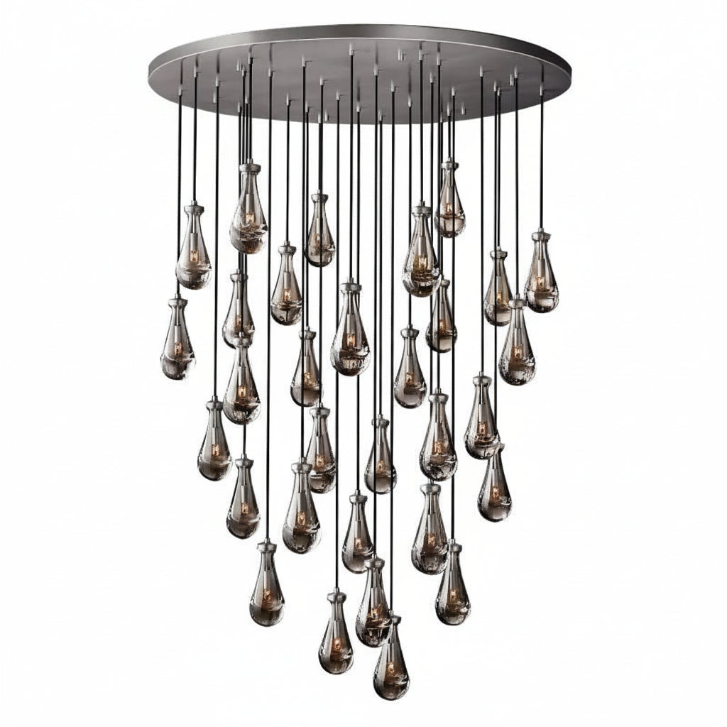 Raindrops Round Chandelier 60"