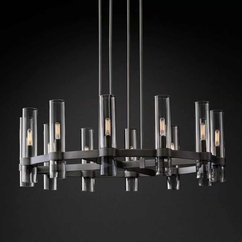 Ravelle Round Chandelier 36"