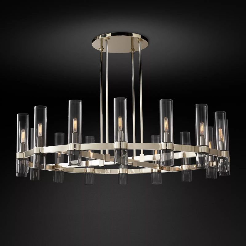 Ravelle Round Chandelier 48"