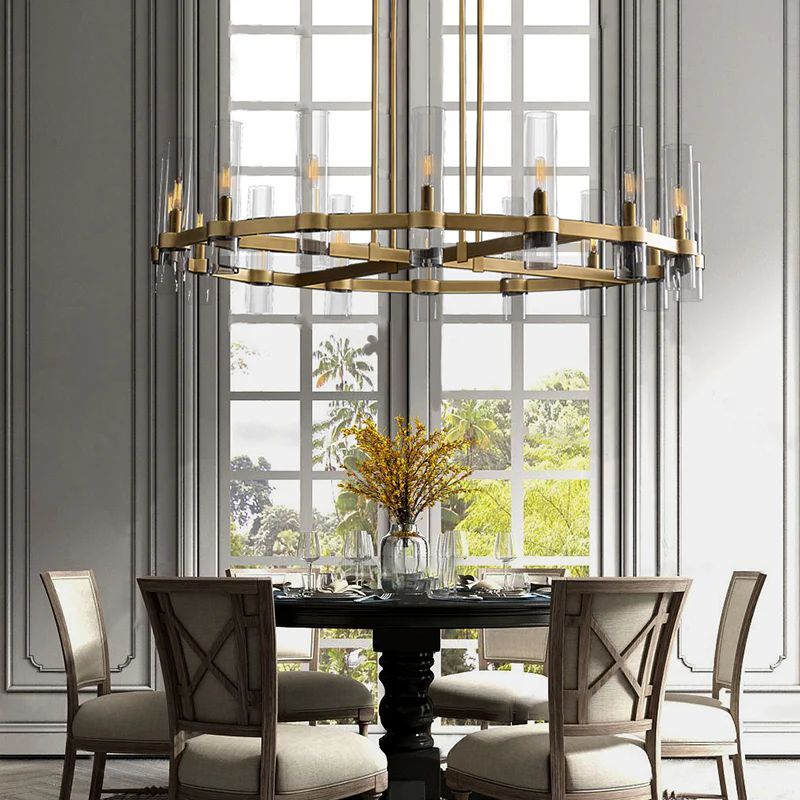 Ravelle Round Chandelier 48"