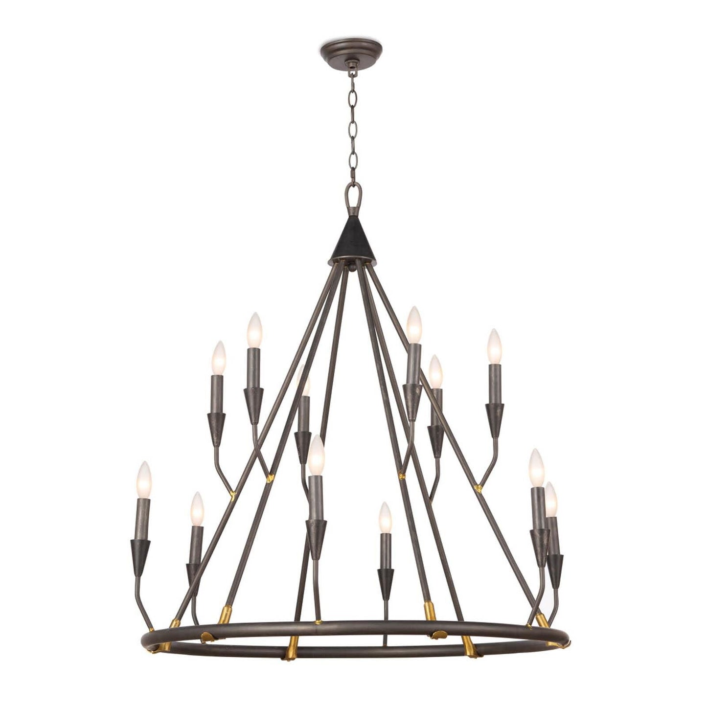 Regina Andrew Coastal Living Sierra 35 Inch 12 Light Chandelier Cp433338
