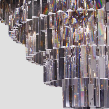 Rhea Spiral Tierd Crystal Chandelier