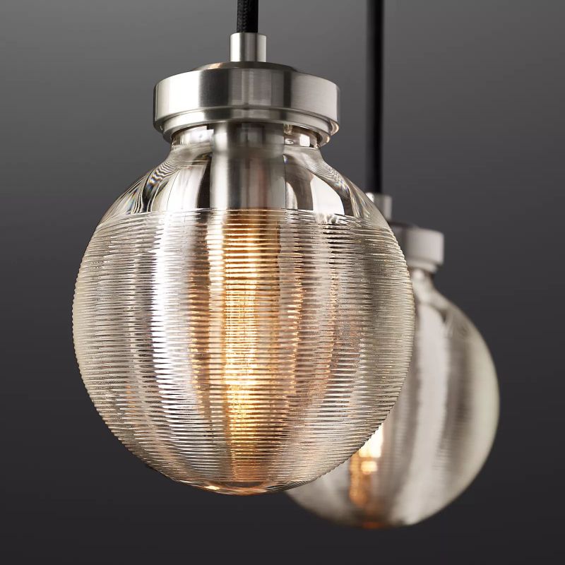 Roby Spherical Modern Rectangular Chandelier 72”