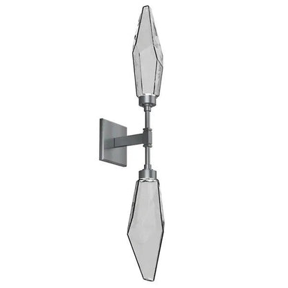 Rocast Crystal Double Wall Sconce