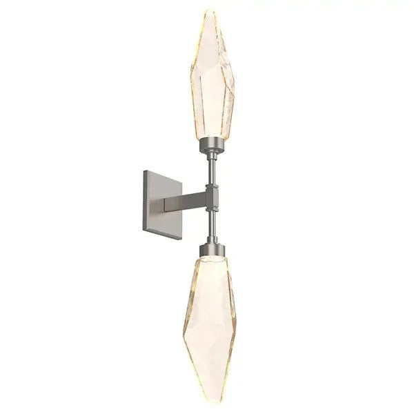 Rocast Crystal Double Wall Sconce