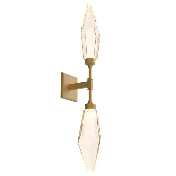 Rocast Crystal Double Wall Sconce