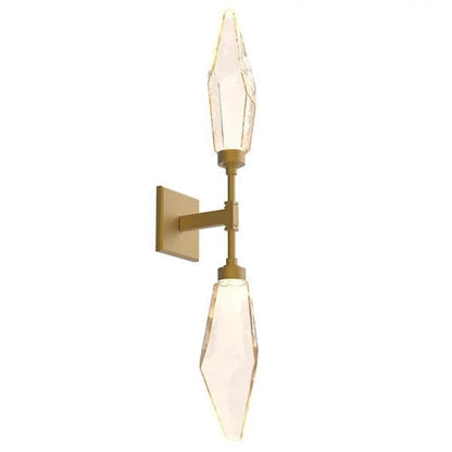 Rocast Crystal Double Wall Sconce