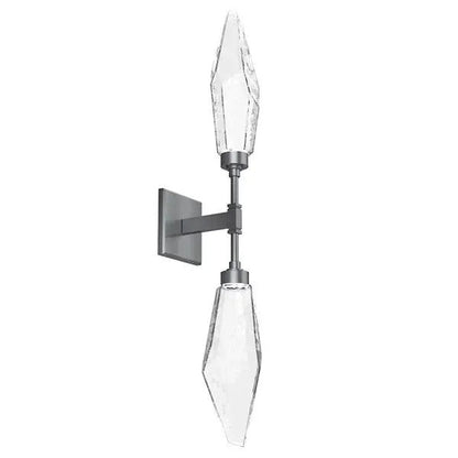 Rocast Crystal Double Wall Sconce