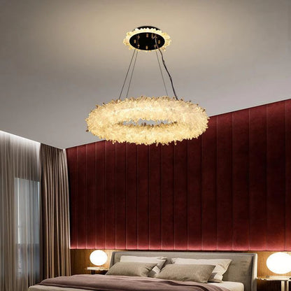 Rocast Crystal Halo Modern Chandelier