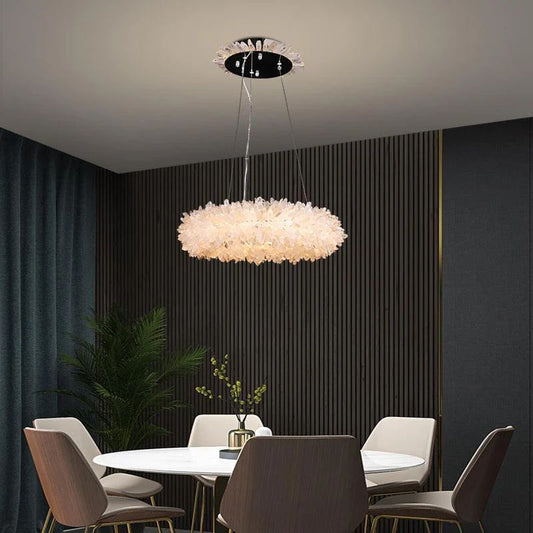 Rocast Crystal Halo Modern Chandelier