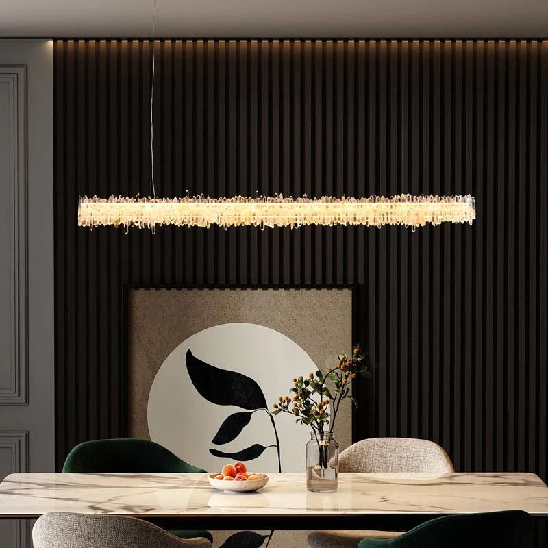 Rocast Crystal Linear Chandelier
