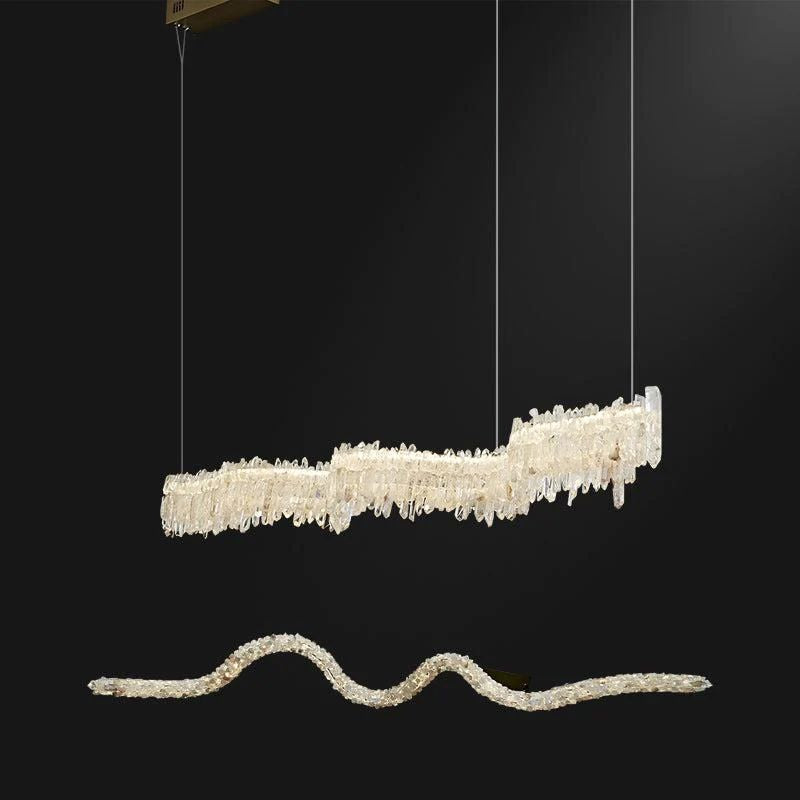 Rocast Crystal Linear Chandelier