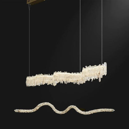 Rocast Crystal Linear Chandelier