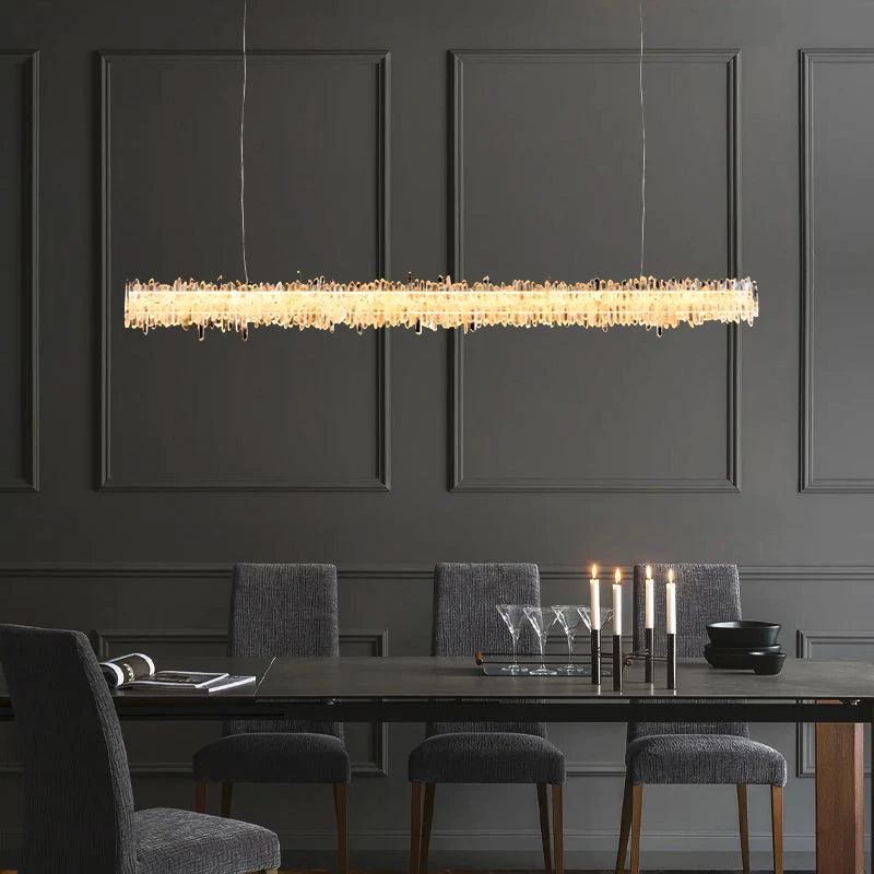 Rocast Crystal Linear Chandelier