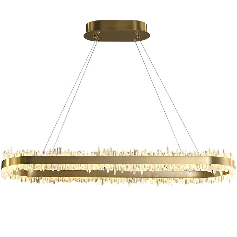 Rocast Crystal Oval Chandelier
