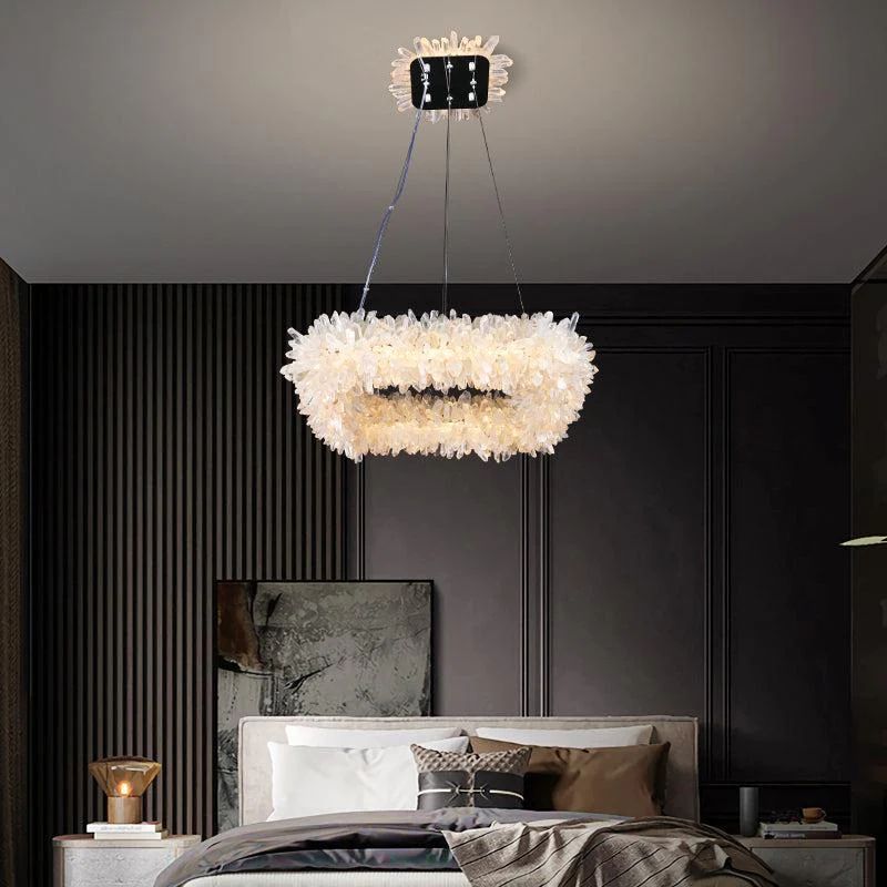 Rocast Crystal Square Modern Chandelier