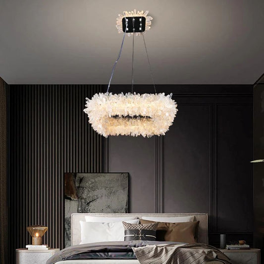 Rocast Crystal Square Modern Chandelier