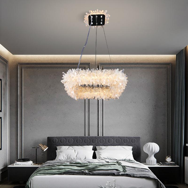Rocast Crystal Square Modern Chandelier